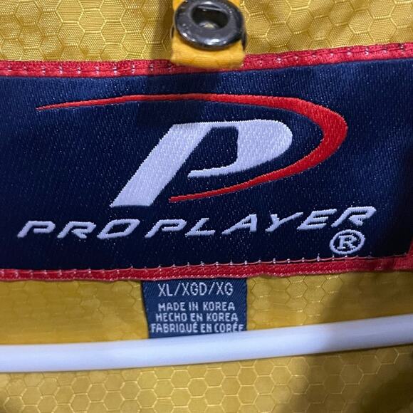 Vintage Pro Player Pittsburgh Steelers Yellow and‎ Black Rain Jacket Men’s sz XL - Picture 3 of 3
